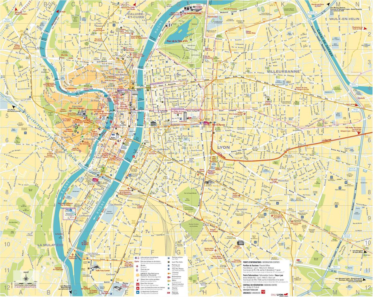 mapa de Lyon loja