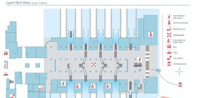 Lyon (estação ferroviária) mapa