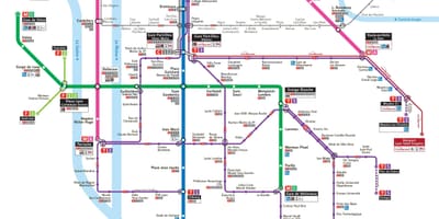 Lyon trânsito mapa